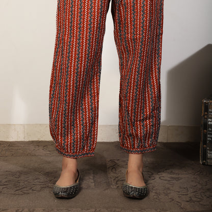 Maroon Cotton Printed Co-ord set