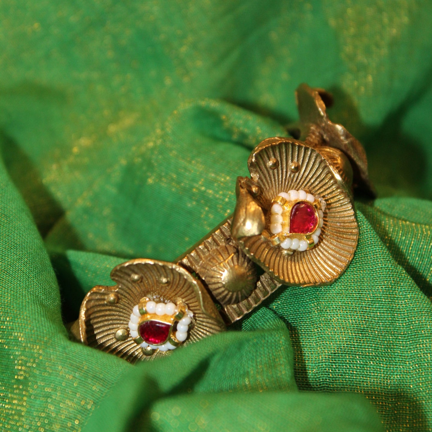 Antique Floral  Bangle