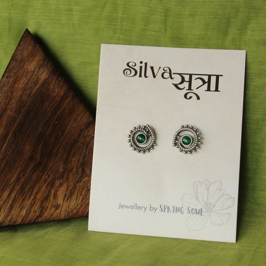 Mystic Green Studs