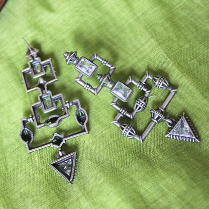 Geometric Citadel Danglers