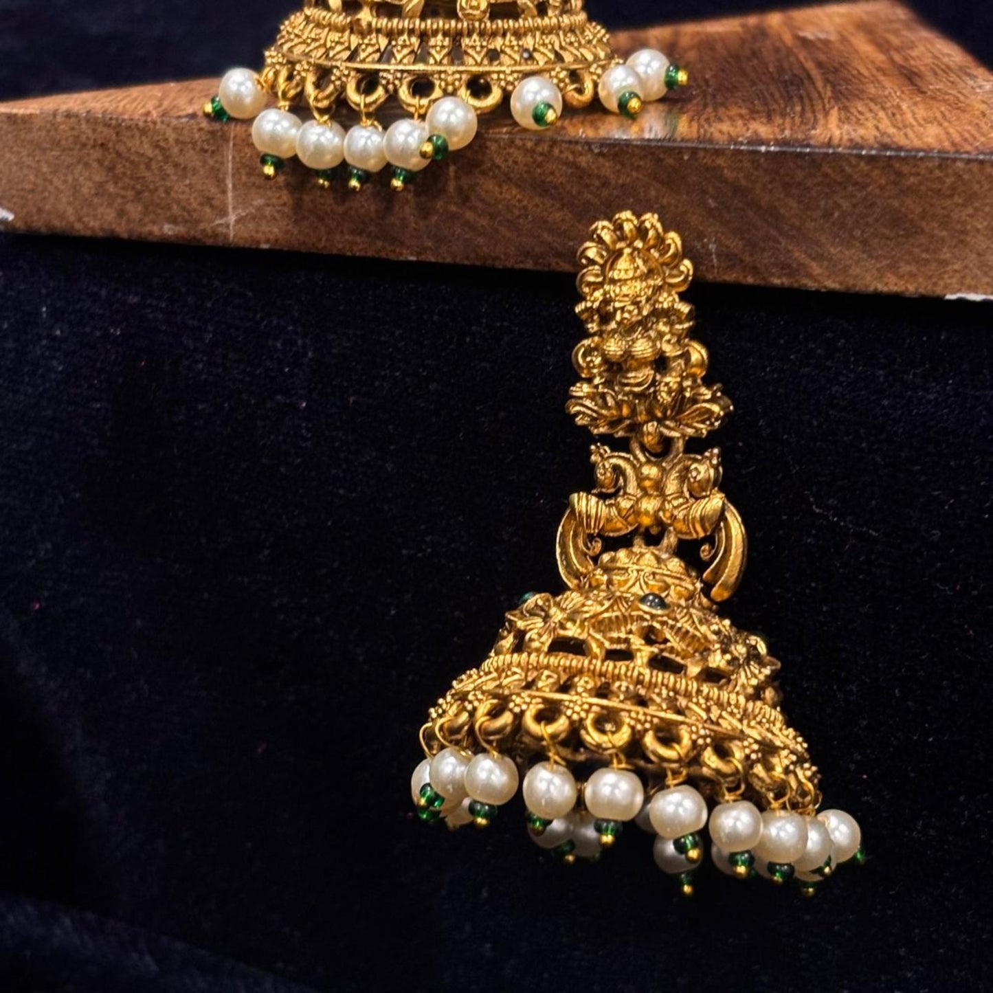 Temple Lakshmi Jhumka