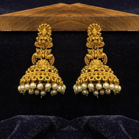 Temple Lakshmi Jhumka