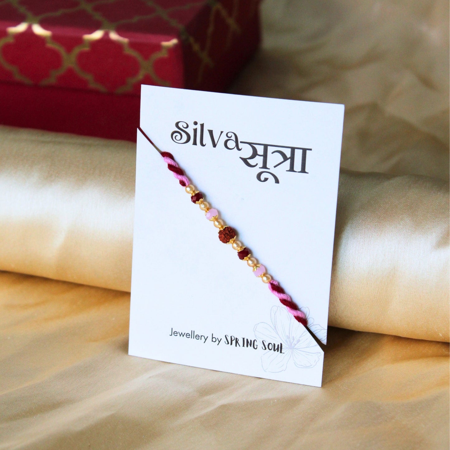 Gulnaar rudraksh rakhi