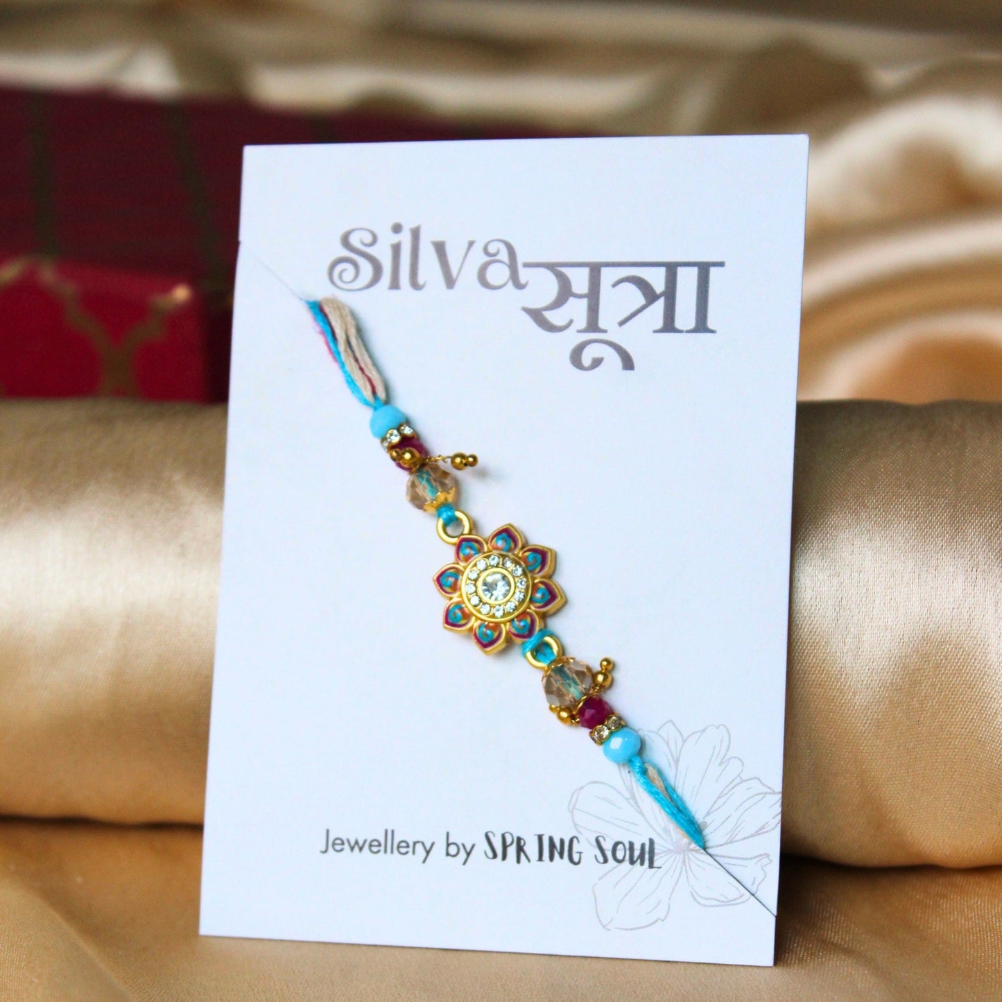 Rangrez flower rakhi