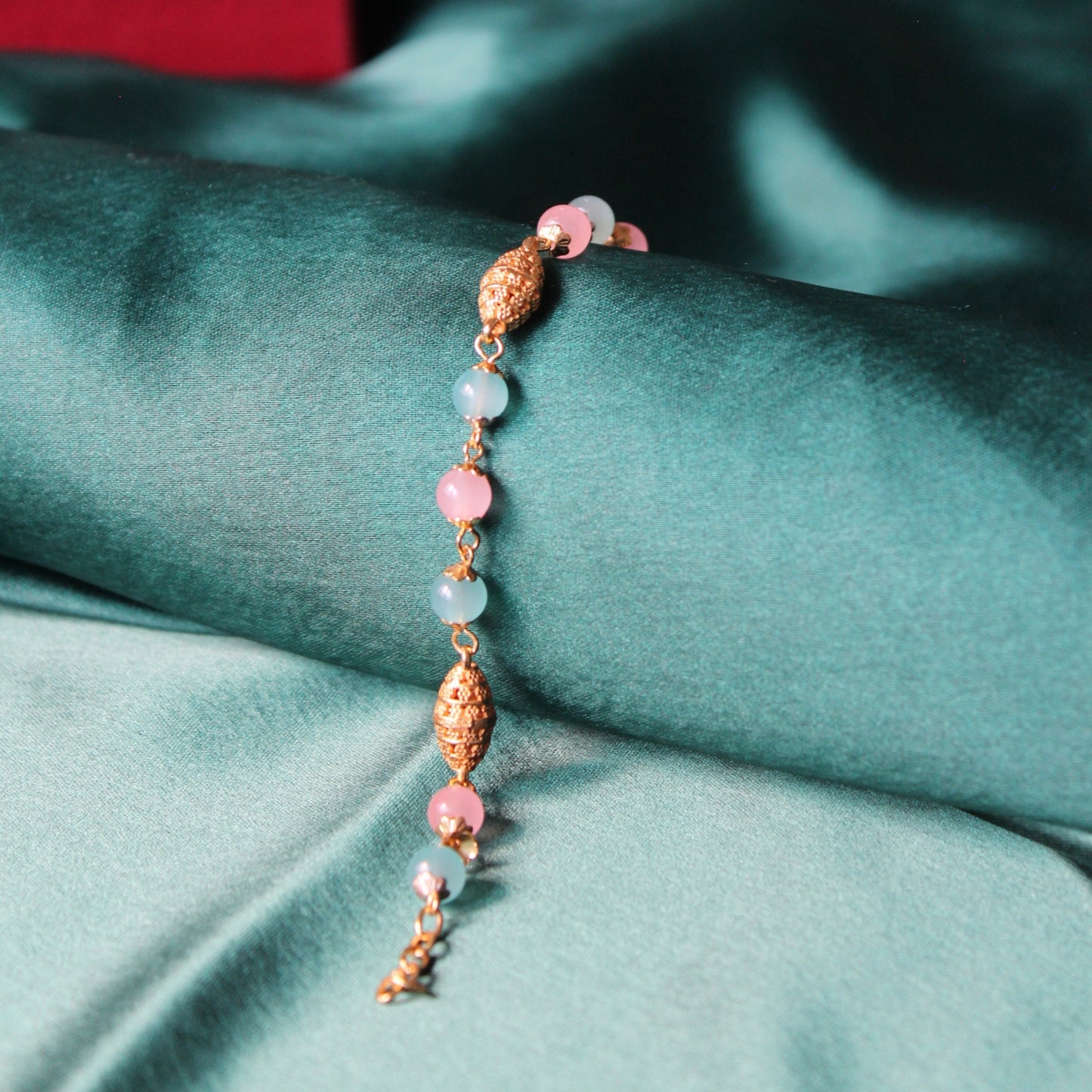pastel charm bracelet rakhi
