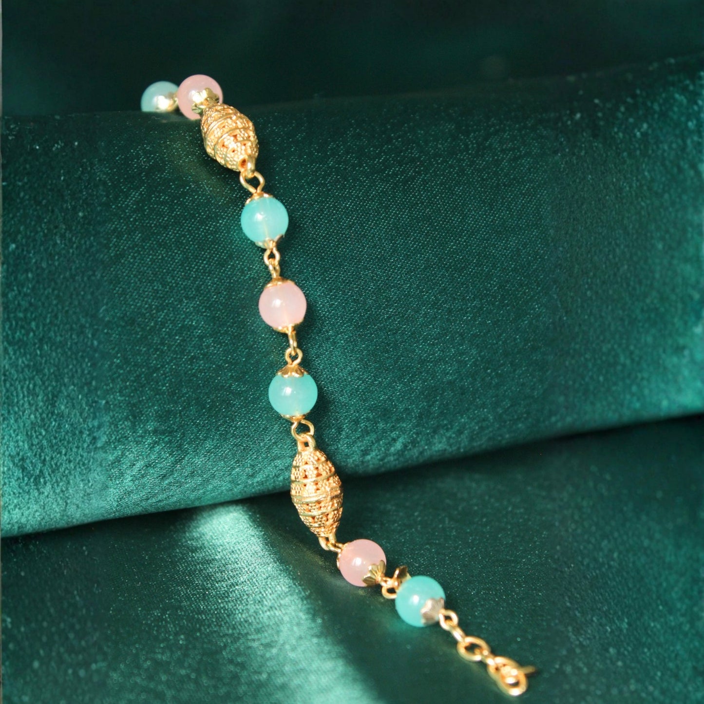pastel charm bracelet rakhi