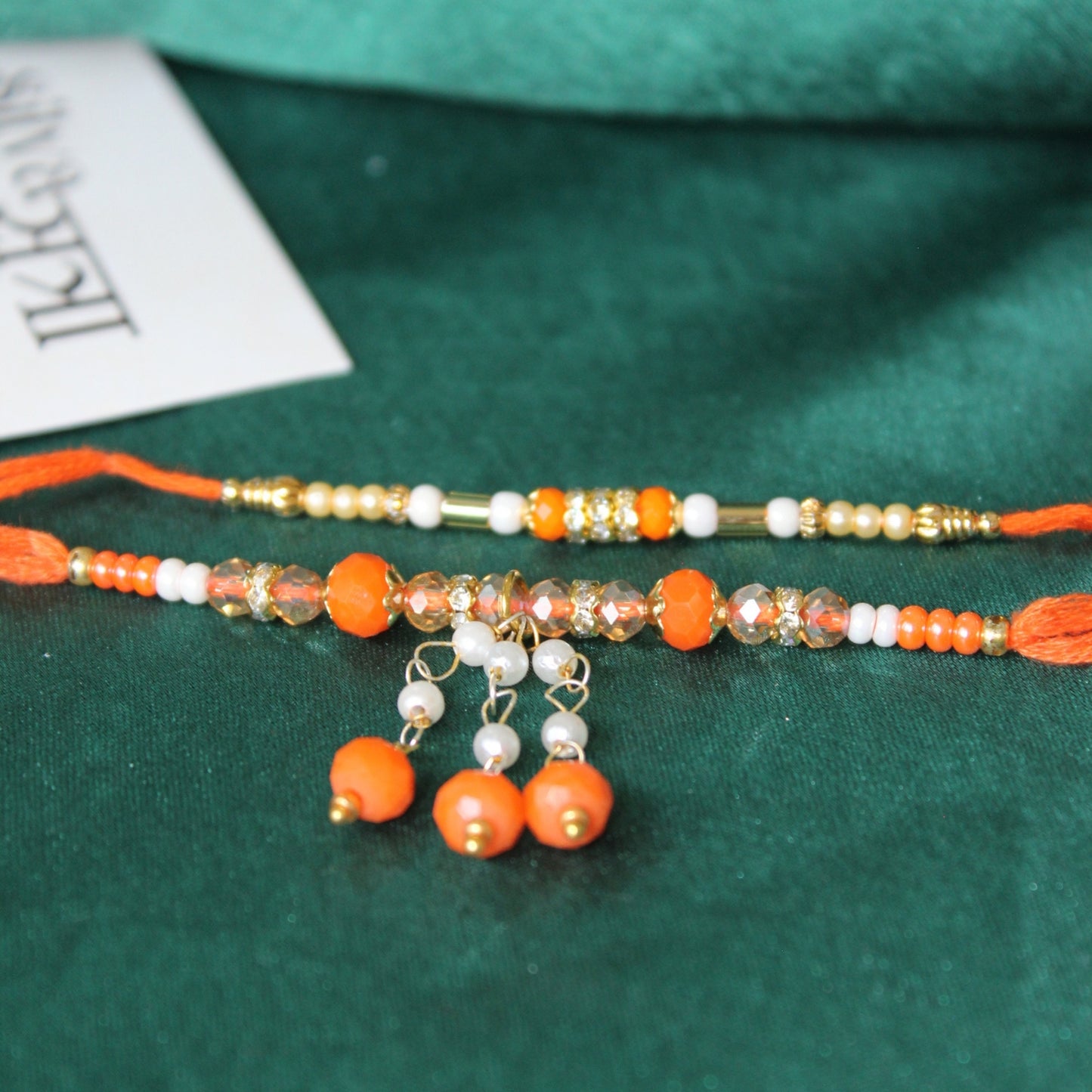 sunset beaded lumba set of 2