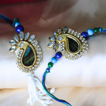 Neel Mayur rakhi set of 2