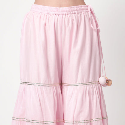 Pink  Cotton Sharara