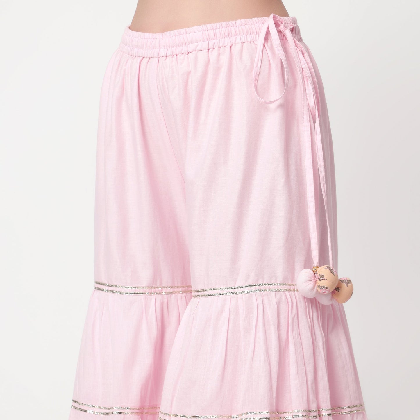Pink  Cotton Sharara