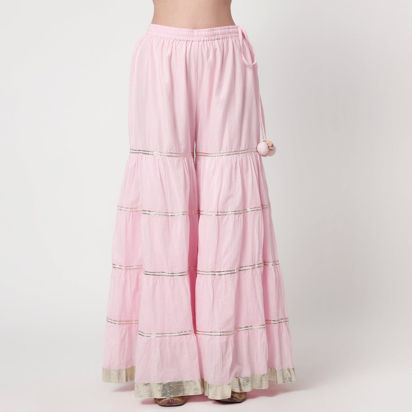 Pink  Cotton Sharara