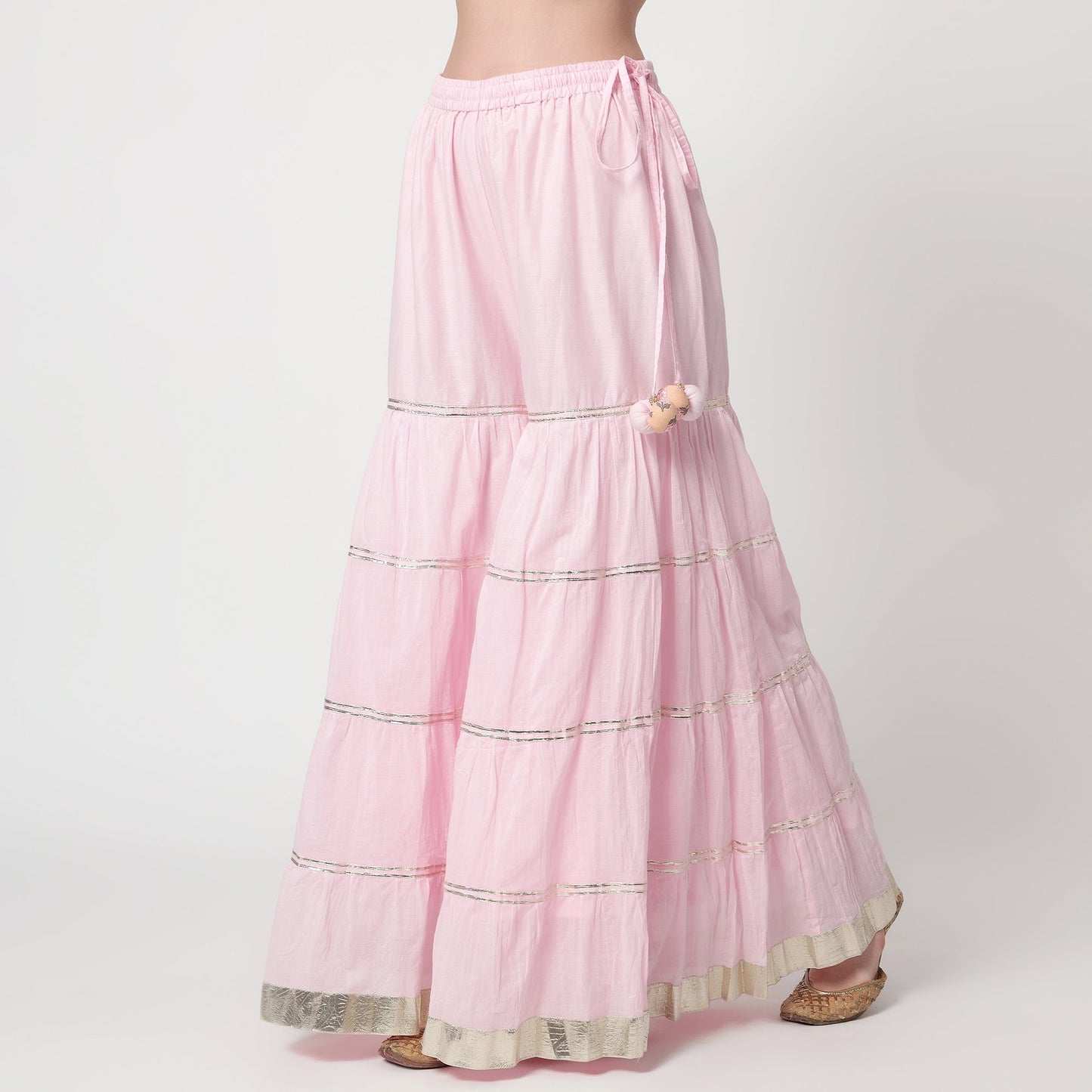 Pink  Cotton Sharara