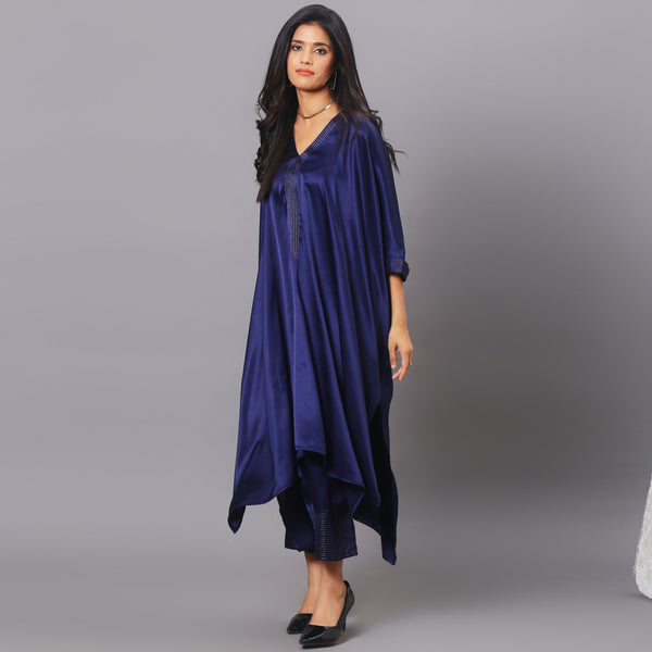 Royal Blue Kaftan Set