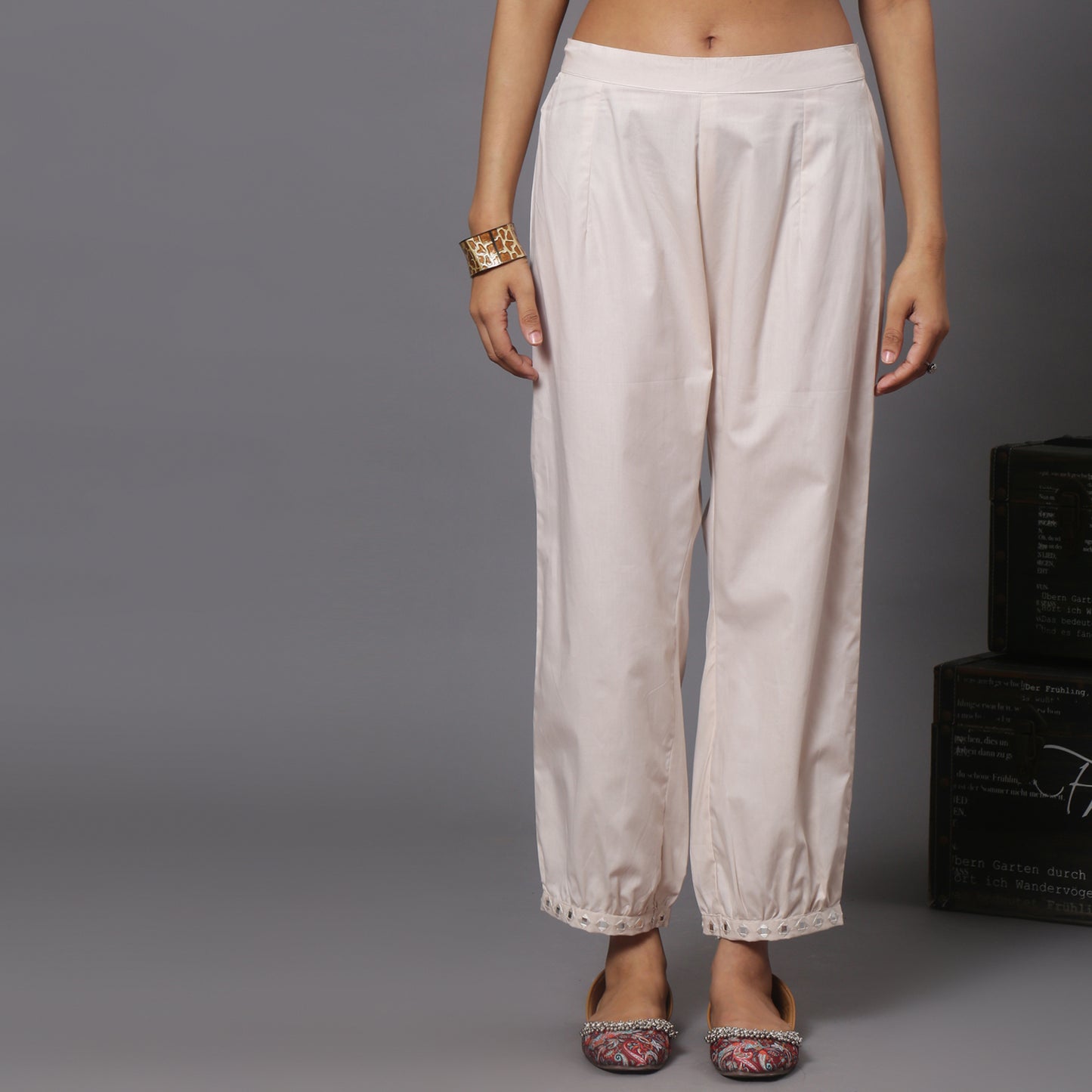 Mirror Work Harem Pants