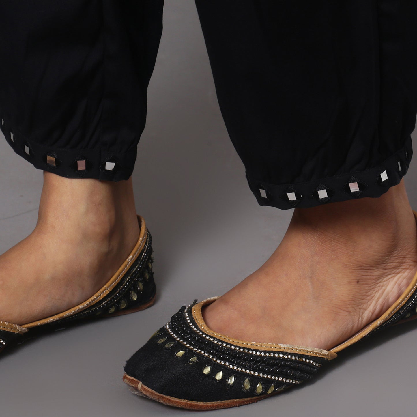 Mirror Work Harem Pants