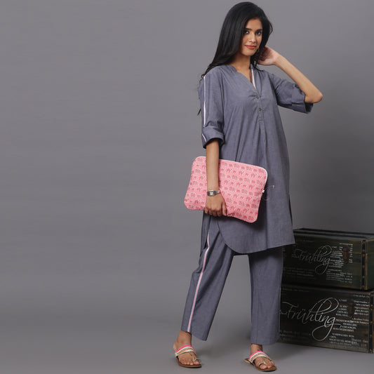 Grey Cotton Co-ord set