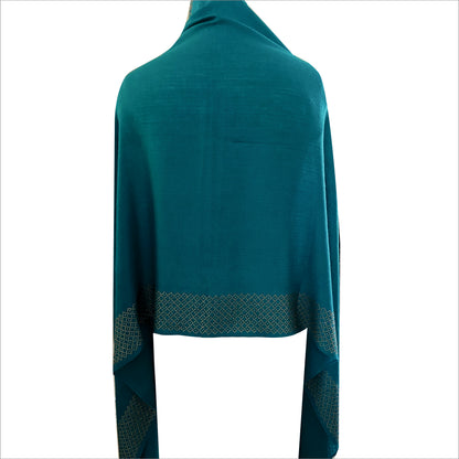 Pashmina stole with crystal stone detailing